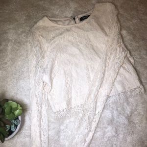 VARGA waist high lace top